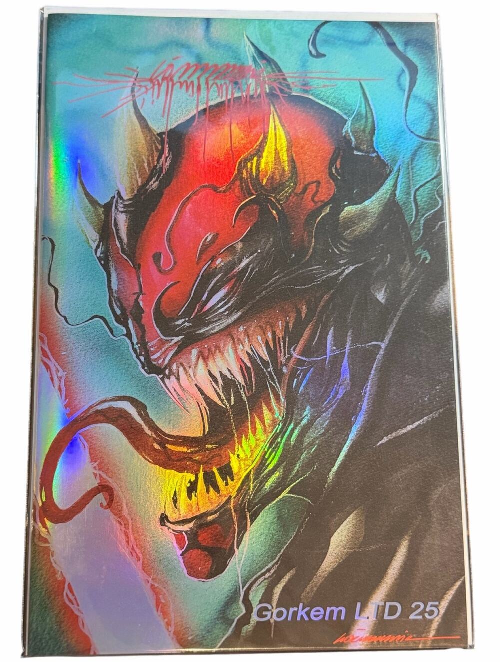 Gorkem Demir Art Book Venomized Darth Maul Sketchbook Foil Variant LTD 25